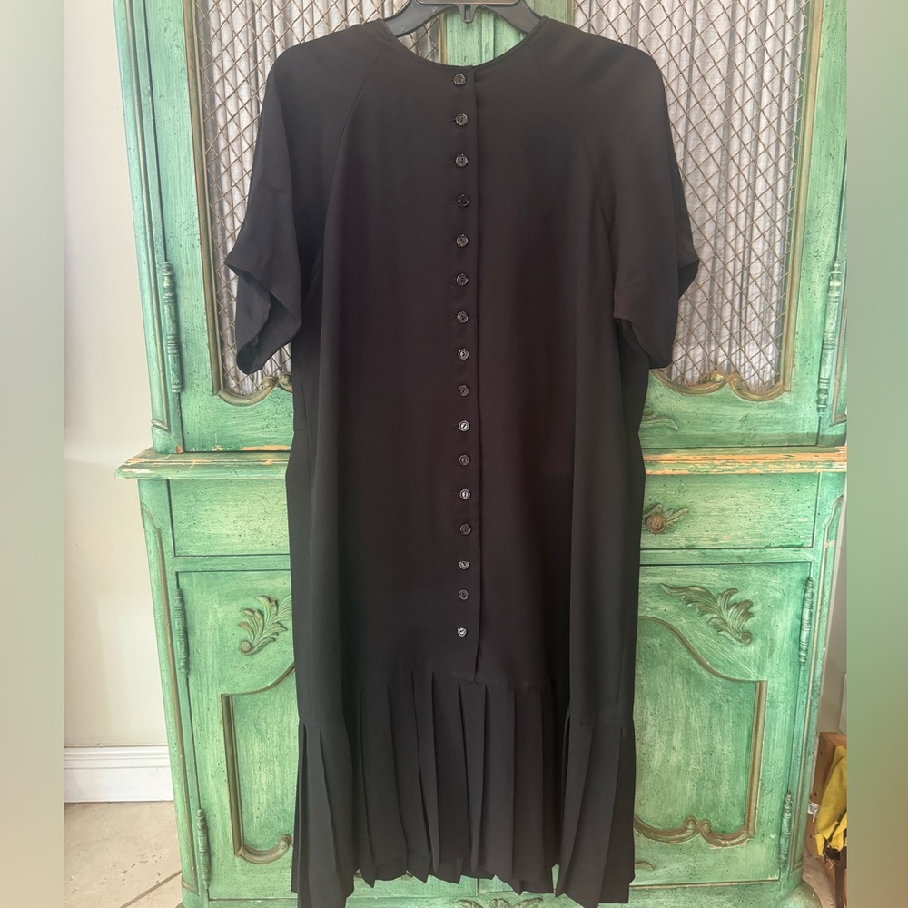 Black Button-Down Dress